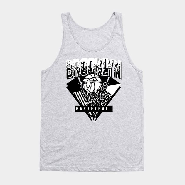 Brooklyn Basketball 90s Throwback Tank Top by funandgames